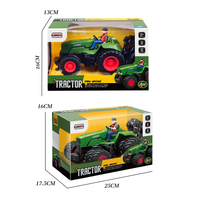 6609 B K 1/24 4WD 6CH Voiture RC à quatre roues motrices, tracteur agricole télécommandé multifonction, modèle de jouet avec lumières, cadeaux
