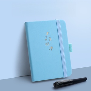 ขายดีสมุดโน๊ตปกหนังนิ่มพร้อมสายรัดยืดหยุ่นสมุดบันทึกสมุดบันทึกผูกด้วยความร้อน - Product Image 4