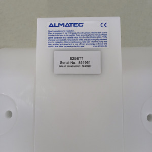 Bomba Neumática de Doble Diafragma Almatec Low E25ETT OEM, Bombas Químicas Operadas por Aire E25ETT Low, Funcionan a Baja Presión - Product Image 3