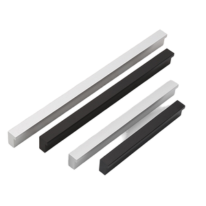 Simple Light Luxury <strong>Black</strong> Stainless Steel Cabinet <strong>Door</strong> Drawer <strong>Knob</strong> for Living Room - Product Image 1