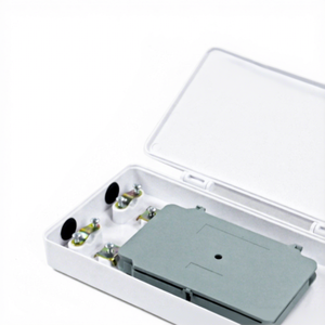 Boîtier de distribution extérieur carré en plastique pour épissure par fusion de fibre optique à 12 cœurs, blanc - Product Image 3