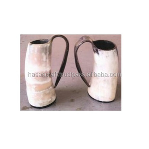 Taza de cuerno de vikingo hecha a mano, producto de alta calidad, uso doméstico y restaurante - Product Image 6