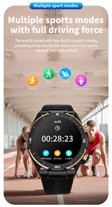 Đồng hồ thông minh thể thao mới hỗ trợ giao tiếp không dây Thẻ Sim 4G và theo dõi nhịp tim phù hợp cho nam giới - Product Image 2