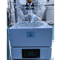 Agitateur de laboratoire, Cuve de réaction discontinuë, Moteur, Colonne de distillation à reflux, Condenseur, Capacité 50L, Certifié ISO CE ATEX