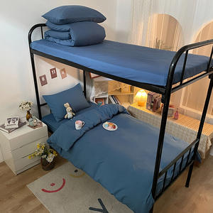 Прочная компактная двухъярусная кровать из стали, современная, экологичная, для рабочих пространств, хранения, общежитий, мини-домов, мобильных медицинских учреждений - Product Image 4