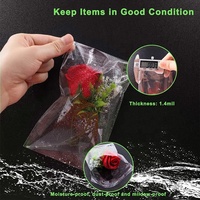 Bolsas de Celofán Transparentes con Impresión de Logo Personalizado, Paquete Resellable para Ropa, Bolsa OPP con Cierre Autoadhesivo Bopp