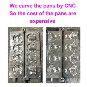 เครื่องทําวาฟเฟิลลี่แม่พิมพ์แบบกําหนดเอง เครื่องแพนเค้ก วาฟเฟิลแบบกําหนดเองทําด้วยโลโก้ในรูปทรงที่แตกต่างกัน - Product Image 6