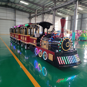 รถไฟไฟฟ้าสำหรับเด็กในสวนสนุก<span class=keywords><strong>แบ</strong></span>บไม่มีรางสำหรับใช้ในร่มและกลางแจ้งดีไซน์<span class=keywords><strong>ล่าสุด</strong></span> - Product Image 5