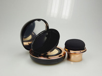Octagon Mewah Kustom Air Cushion Bb Cream Bantal Case Liquid Foundation Ditekan Kemasan Menyembunyikan Wadah Loose Powder Case