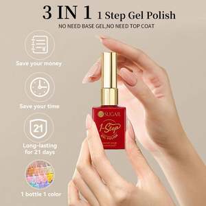 Esmalte de Uñas en Gel UV de Larga Duración OEM, 3 en 1, Capa Base y Capa Superior, Libre de TPO y HEMA, Esmalte de Uñas en Gel para Uso en Salón - Product Image 5