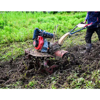 Machine à désherber et à labourer à 4 temps, motoculteur agricole, désherbeuse électrique pour ferme
