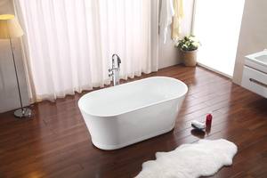 62 Zoll Günstige Acryl Oval Einweichen Kleine Plastik badewanne - Product Image 3