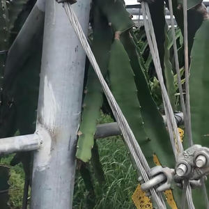 Câble en acier galvanisé professionnel pour ferme, arbre à cerises, télécommunication, 4 mm, 5 mm, 1x19, 12 mm - Product Image 1