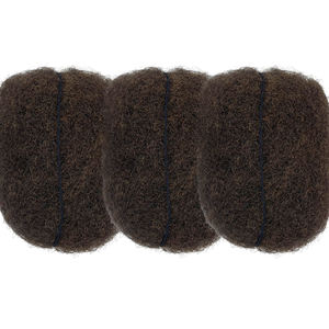 שיער ברזילאי מלא בקוטיקולה, שיער אפרו קינקי בתפזורת, 100% שיער אנושי בתולי רמי, דרגה 12a, לתוספות ראסטות צבועות - Product Image 4