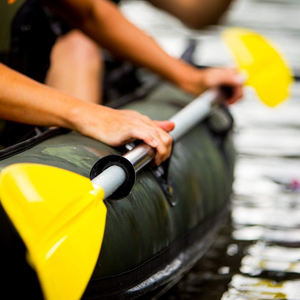 Kayak <span class=keywords><strong>gonflable</strong></span> personnalisé pour <span class=keywords><strong>2</strong></span> <span class=keywords><strong>personnes</strong></span>, <span class=keywords><strong>canoë</strong></span> et kayak étanches, adapté à la pêche, au rafting, aux courses nautiques - Product Image 3