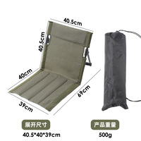 Chaise longue pliante d'extérieur en aluminium, support de camping portable, dossier inclinable, pour pelouse, plage