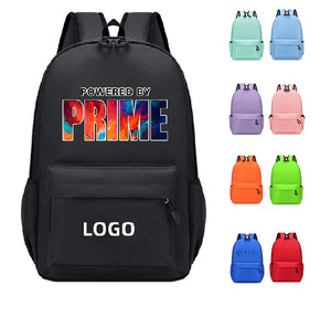 Sac à dos Oxford imperméable personnalisé avec logo, unisexe, pour collège/lycée, fermeture éclair, grande capacité 20-35L - Product Image 1