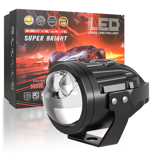 Lámpara antiniebla láser para motocicleta de 2,0 pulgadas, lente de proyector Led para coche, de 3 colores lámpara antiniebla, haz Alto y Bajo, 110W, luz auxiliar de alto brillo, 12V - Product Image 1