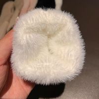 Gants d'hiver thermiques demi-doigt pour femmes en peluche chaud poignet tricoté gants d'écriture sans doigts pour les étudiants