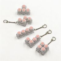 Meilleures ventes : Modèle de porte-clés personnalisé en plastique souple et mignon, anti-stress, en forme de griffe de chat porte-bonheur, testeur de commutateur de clavier et jouet compressible