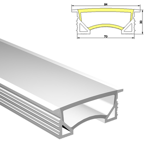 4020 chứng nhận chất lượng cao minh bạch uốn cong và linh hoạt Silicone cao su Bìa Ống hồ sơ cho LED dải ánh sáng - Product Image 4