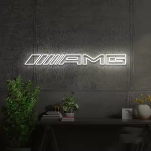 AMG Car Neon Sign Custom LED Neon Light <b>USB</b> Powered Dimmable Wall Sign <b>for</b> Garage Showroom Game Room Auto Decor - Product Image 5