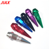Jeu de 4 bouchons de valve de pneu universels en aluminium de 45mm, embouts de valve de modification personnalisés légers avec construction durable
