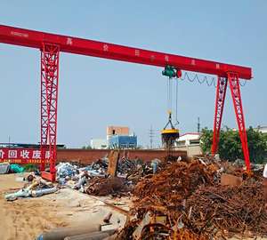 Grúa Pórtico que Mejora el Rendimiento del Sitio de Producción Mediante un Sistema de Viga Única Diseñado para Tareas de Elevación Ligeras y Medianas - Product Image 1