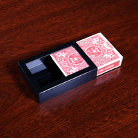 Boîte de cartes disparues de luxe Deck de tours de magie Disappearing Card Case Magia Close up Illusions Gimmicks Mentalism Props