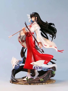 27cm GK <span class=keywords><strong>Inuyasha</strong></span> Figure <span class=keywords><strong>Kikyo</strong></span> Anime Figure <span class=keywords><strong>Inuyasha</strong></span> Figura Anime GK Figurine Jouet Statue Poupée - Product Image 2