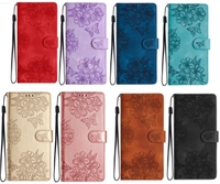 Casing Kulit Dompet Bunga Ceri Kupu-kupu untuk Motorola G35 G55 G75 G05 G15 E15 ThinkPhone 25 Edge 60 Fusion Pro G56 Flip Cover