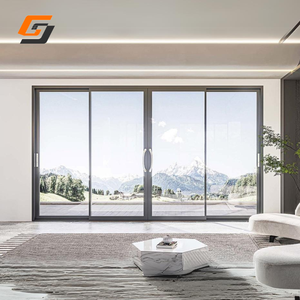 Puerta Corredera Moderna de Aluminio GS con Paneles de Vidrio Grandes para Sala de Estar - Product Image 5