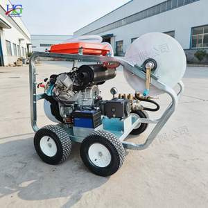 Nettoyeur haute pression mobile haute efficacité 66L/min, petite machine de nettoyage de canalisations haute pression pour le lavage de machines de construction - Product Image 5