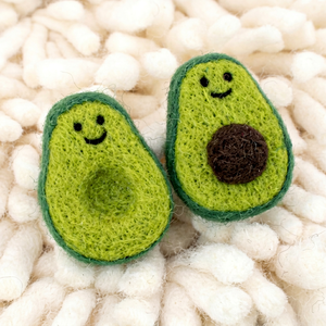 Aguacate de Fieltro para Manualidades y Proyectos DIY para Niños, Comercio Justo, Hecho a Mano, Lana Ecológica - Product Image 3