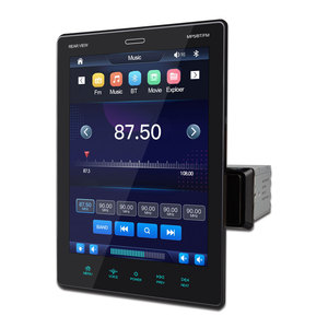 Reproductor MP5 para Coche con Pantalla Táctil IPS Vertical de 9.5 Pulgadas 1 Din, Radio Estéreo para Coche con BT, USB, Carplay, Android Auto y FM - Product Image 1