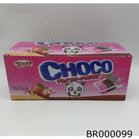 BESTAR Grosir 10 Gram Cokelat Rasa Susu 3 Warna 3 Rasa Dengan Saus Selai Krim OEM Kustom Tucream Krim Kembang Gula