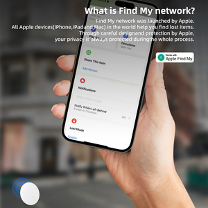 Traceur GPS certifié MFI anti-perte, localisateur de clés, dispositif anti-perte Air Tag avec contrôle à distance via application, autonomie jusqu'à 18 mois - Product Image 3
