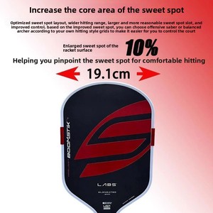 <span class=keywords><strong>Raquette</strong></span> de <span class=keywords><strong>pickleball</strong></span> Boomstik T700 en fibre de carbone, épaisseur 16 mm, modèle GEN5, vente directe d'usine - Product Image 5