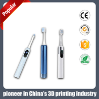 Fabricant chinois de pièces en plastique personnalisées, brosse à dents électrique, matériau ABS+PC, surface polie, service de moulage par injection