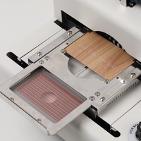 Machine manuelle de gaufrage d'imprimante de braille de carte de PVC de numéro de codeur de carte en plastique