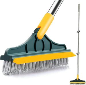 Cepillo de Limpieza Multifuncional de Acero Inoxidable XL con <span class=keywords><strong>Mango</strong></span> Largo para Inodoros, Fregadero y Esquinas de Cocina, Ideal para Espacios Estrechos - Product Image 1