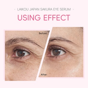 Sérum pour les yeux LAIKOU 15ml, marque privée, soin hydratant, réduit la terneur, raffermissant, à la fleur de cerisier du Japon - Product Image 6