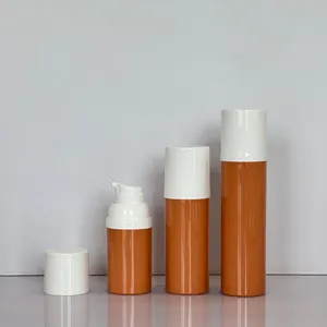Konteyner kozmetik 30ml 50ml 80ml PP plastik havasız kozmetik ambalaj için pompa şişesi plastik sprey şişe