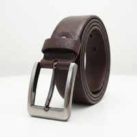 Boucle de ceinture en alliage de zinc brossé couleur canon de fusil de 40 mm, sans nickel, à simple ardillon, pour ceintures en cuir pour hommes, accessoires de travail, vente en gros
