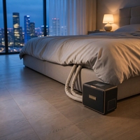 Système de refroidissement et de chauffage de lit silencieux à base d'eau, double zone, contrôle intelligent de la température pour un sommeil optimal