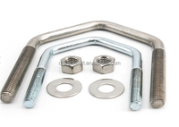 Support en U en acier, pince en U, support de fixation en U