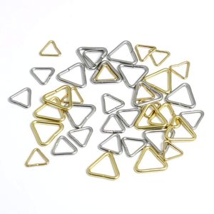 Hebilla Triangular de Acero Inoxidable de 20 mm, Chapada en Oro y Plata, para Bolsos, Accesorios de Joyería DIY - Product Image 1