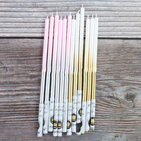 Bougie à couronne directe d'usine, bougie fine pour gâteau d'anniversaire, crayon pour la décoration de fête de mariage