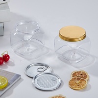 Fournisseur chinois de pots en plastique PET de qualité alimentaire de 1 kg (1200 ml) pour l'huile de coco, les tranches de gingembre