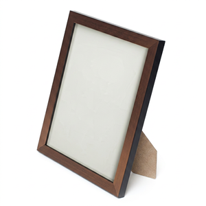 Cadre photo en bois fait main, écologique, avec support de chevalet horizontal, à poser librement - Product Image 1